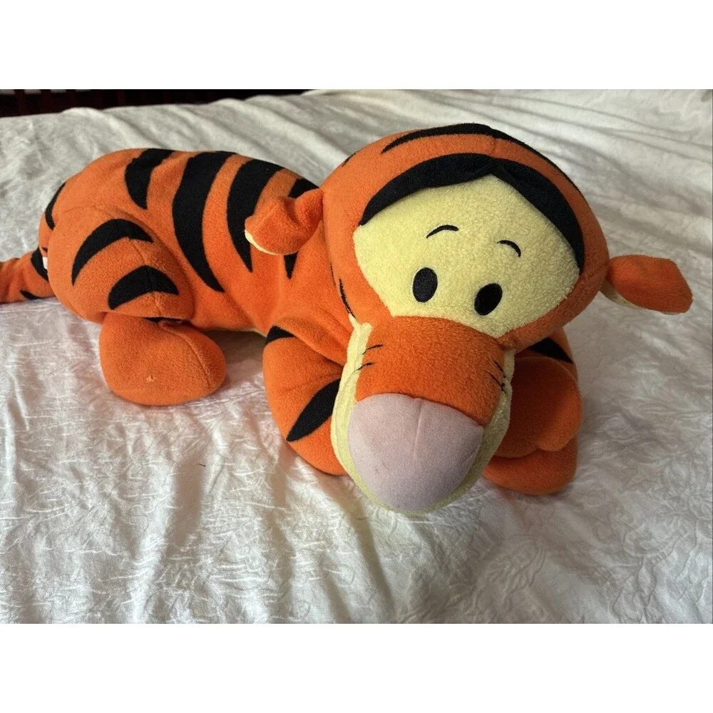 Disney Fisher-Price 30” LOUNGING TIGGER Plush Large 2001 Stuffed Animal Vintage